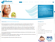 Tablet Screenshot of montrosedentalcare.com